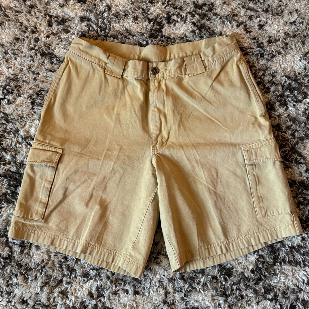 Men's Tan Cargo Shorts